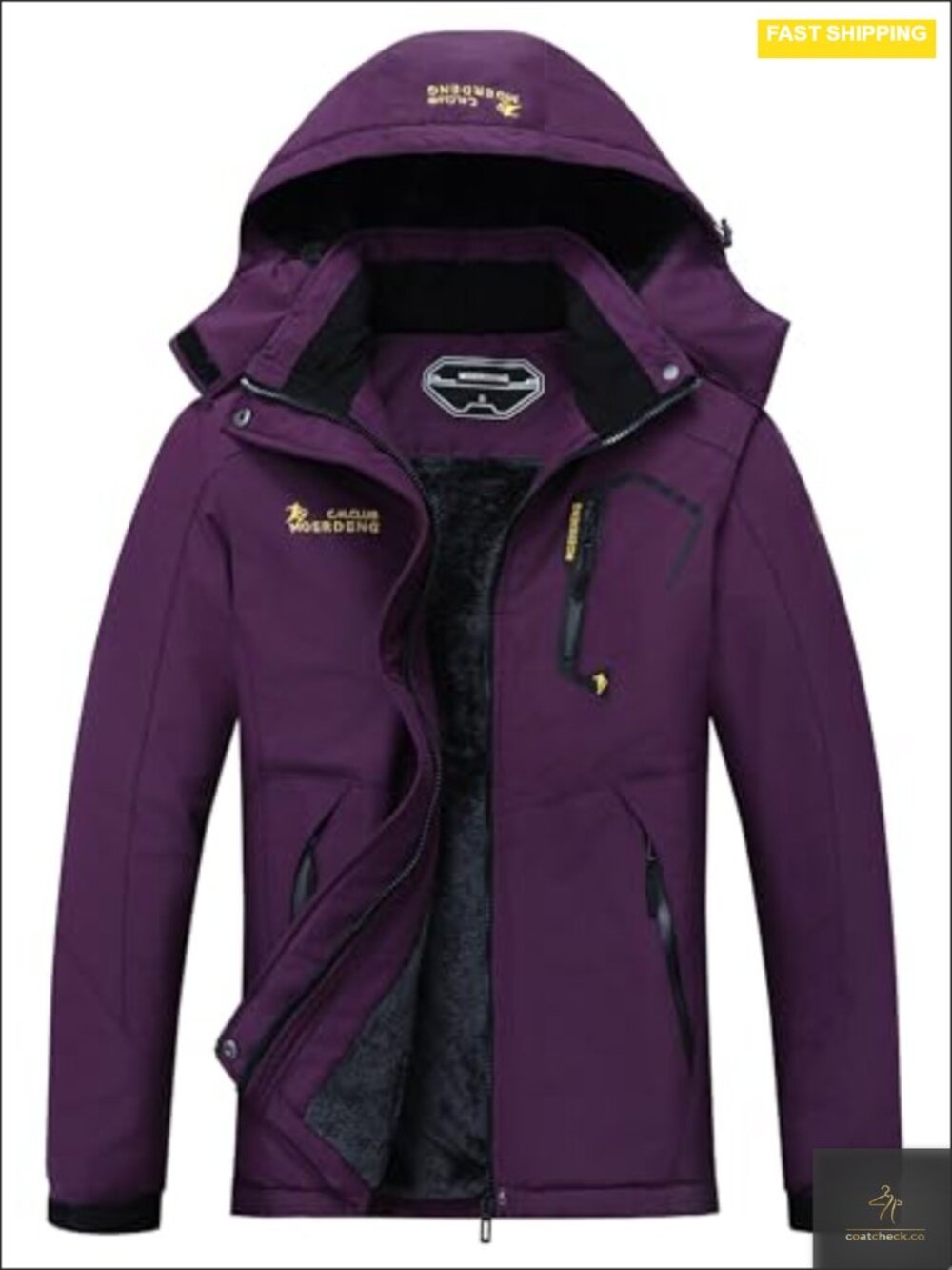 Waterproof Ski Snowboard Jacket Fleece Lined Windproof Winter Coat